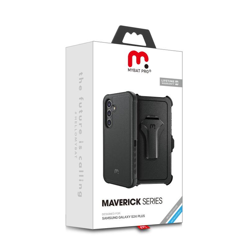 the future #HELLOMYBAT is calling 3 MYBAT PRO LIFETIME WARRANTY # E. MAVERICK SERIES DESIGNED FOR SAMSUNG GALAXY S24 PLUS MILITARI ANTIMICRONIAL 3