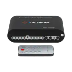 J-TECH DIGITAL Digital Optical Audio 4x2 Matrix Supports 1 CH vuterut P ... 130 1. J-TECH DIG'ITAL Model: JDSM0402 - G 10 H R 4 2 = 1 A BAOO B A G ON B A 1 - 2 2 3 3 4 4 1 SPDIF I
