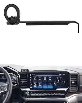METALTON - Car Phone Mount For Chevrolet ado 1500 gmc Sierra 1500 2022 2023 2024 2025 Accessories 4 inch Screen Auto L - Magsafe