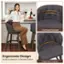 Ergonomic Design: Contoured Backrest, Sturdy Footrest for a Relaxed Posture, Deep Seat Cushion.