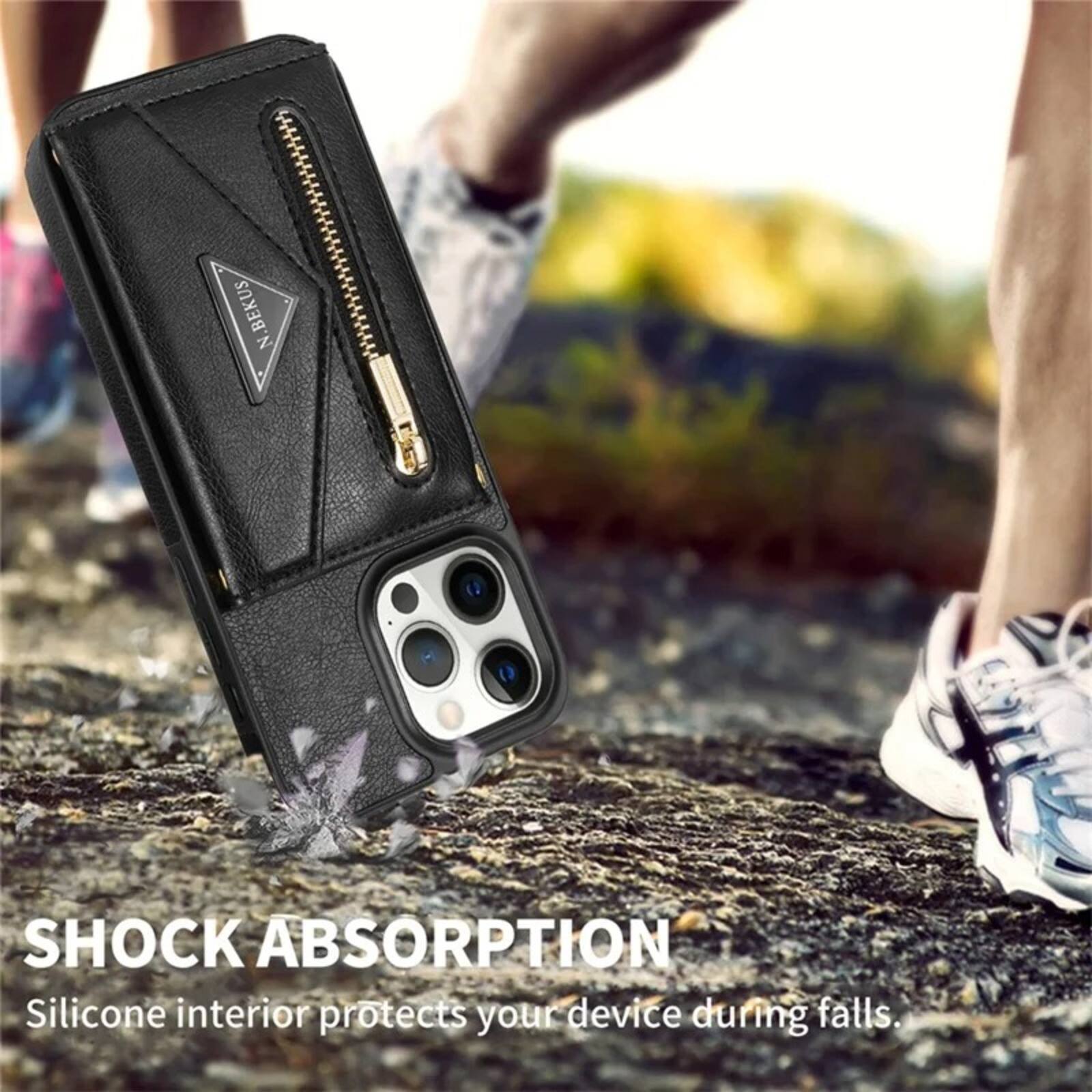 BEKUS N

SHOCK ABSORPTION
Silicone interior protects your device during falls.
