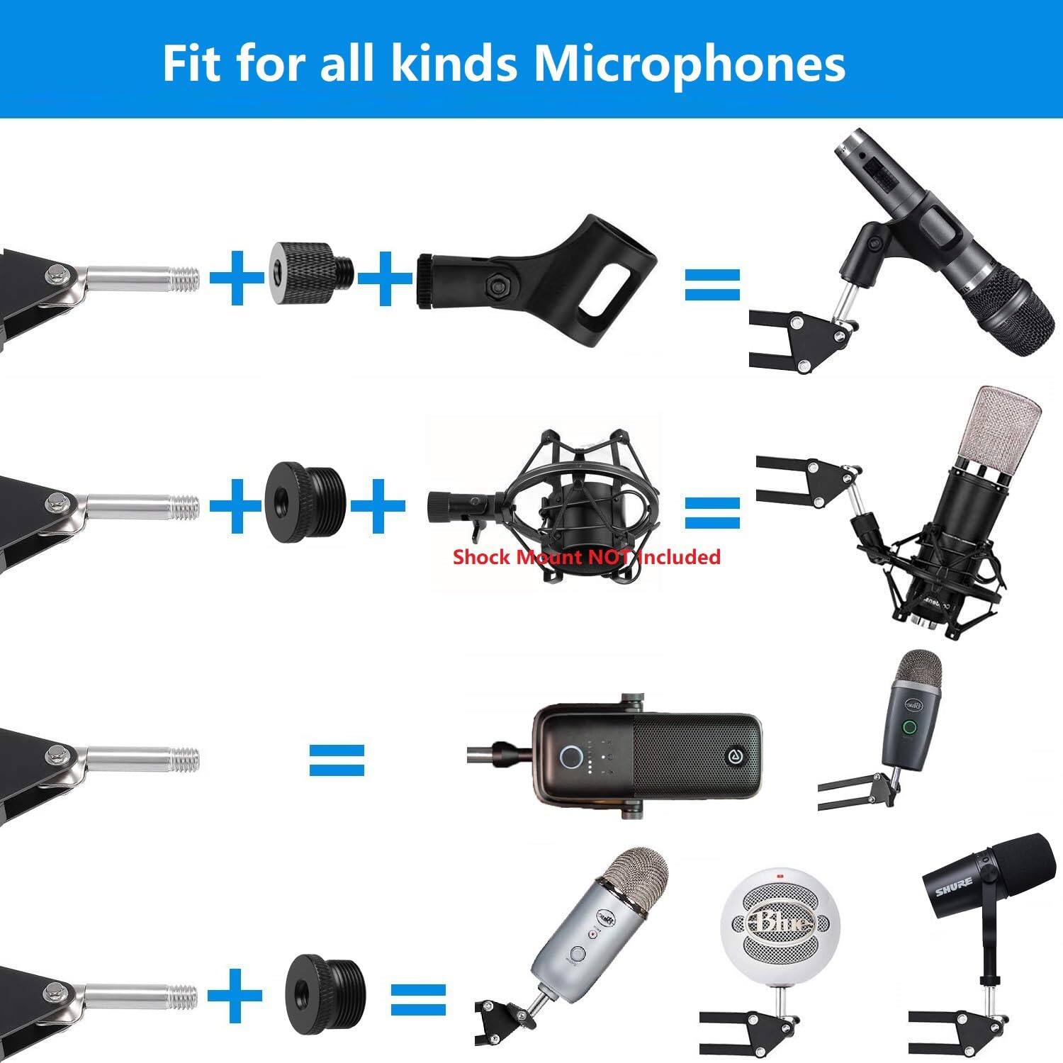Fit for all kinds Microphones

Shock Mount NOT included