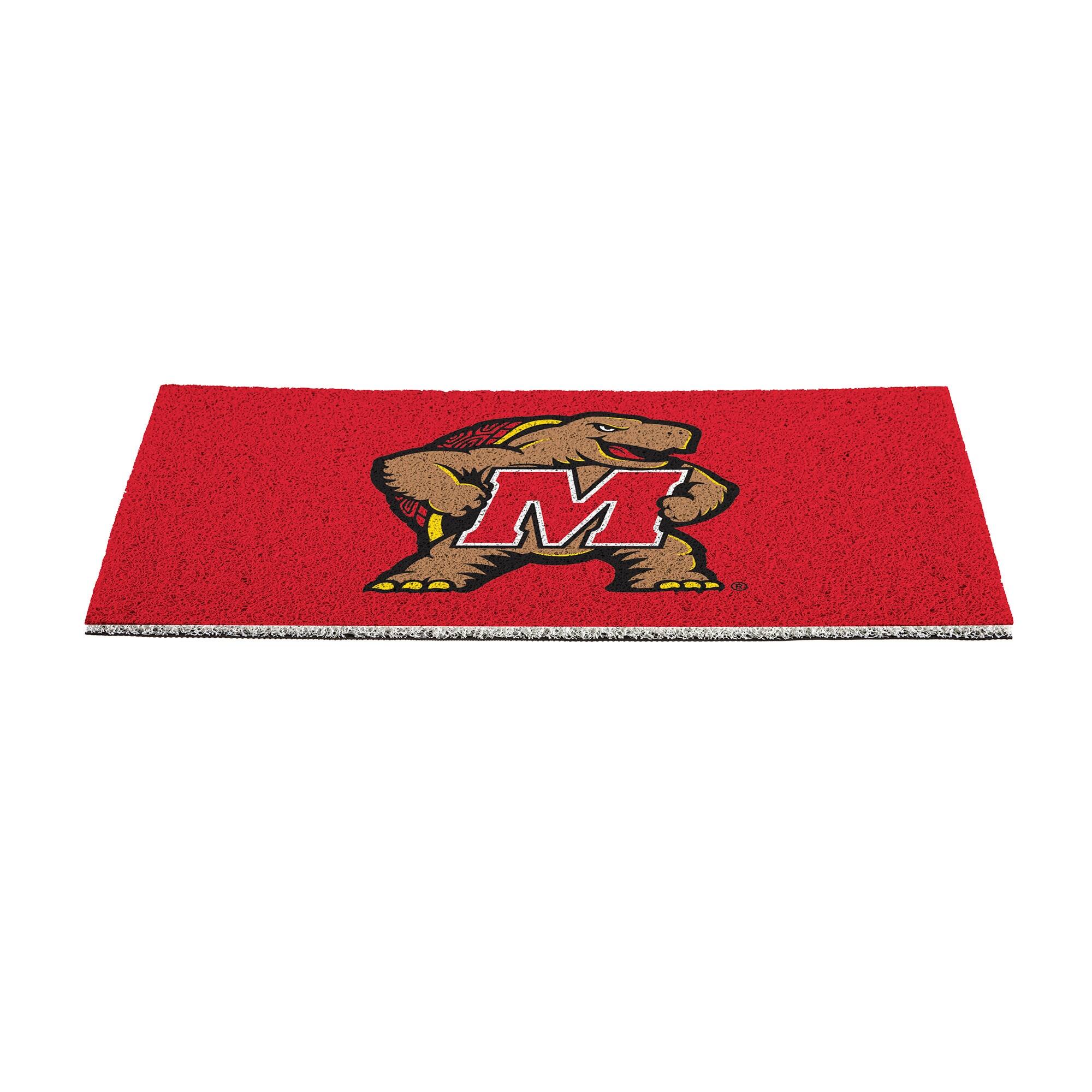 Alt View 1. Evergreen Enterprises - Maryland Terrapins 16" x 28" Full Color Indoor/Outdoor Logo Turf Mat - Multicolor.