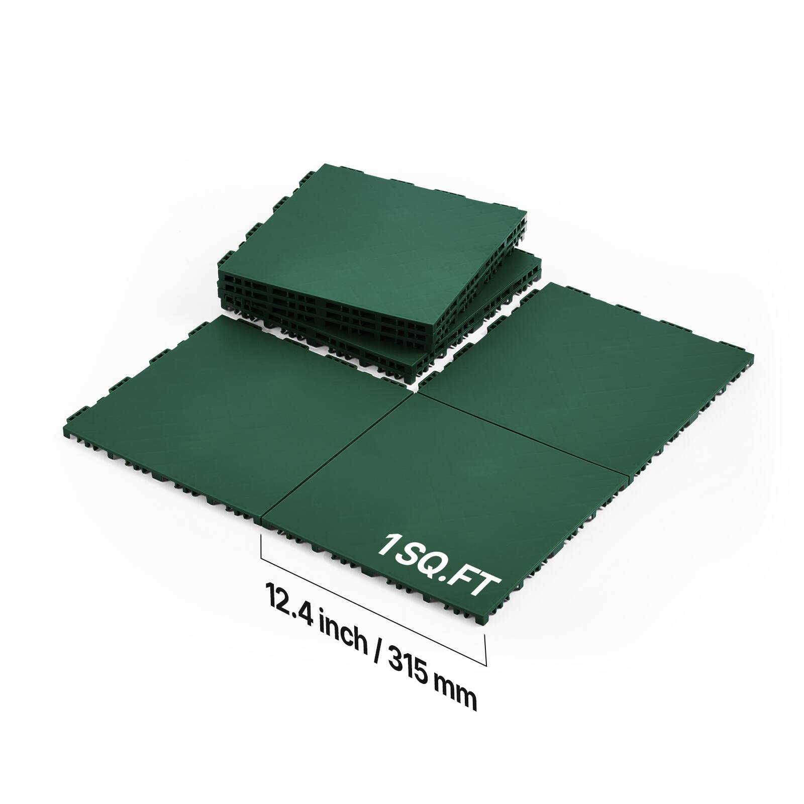 12.4 inch / 315 mm 1 SQ.FT