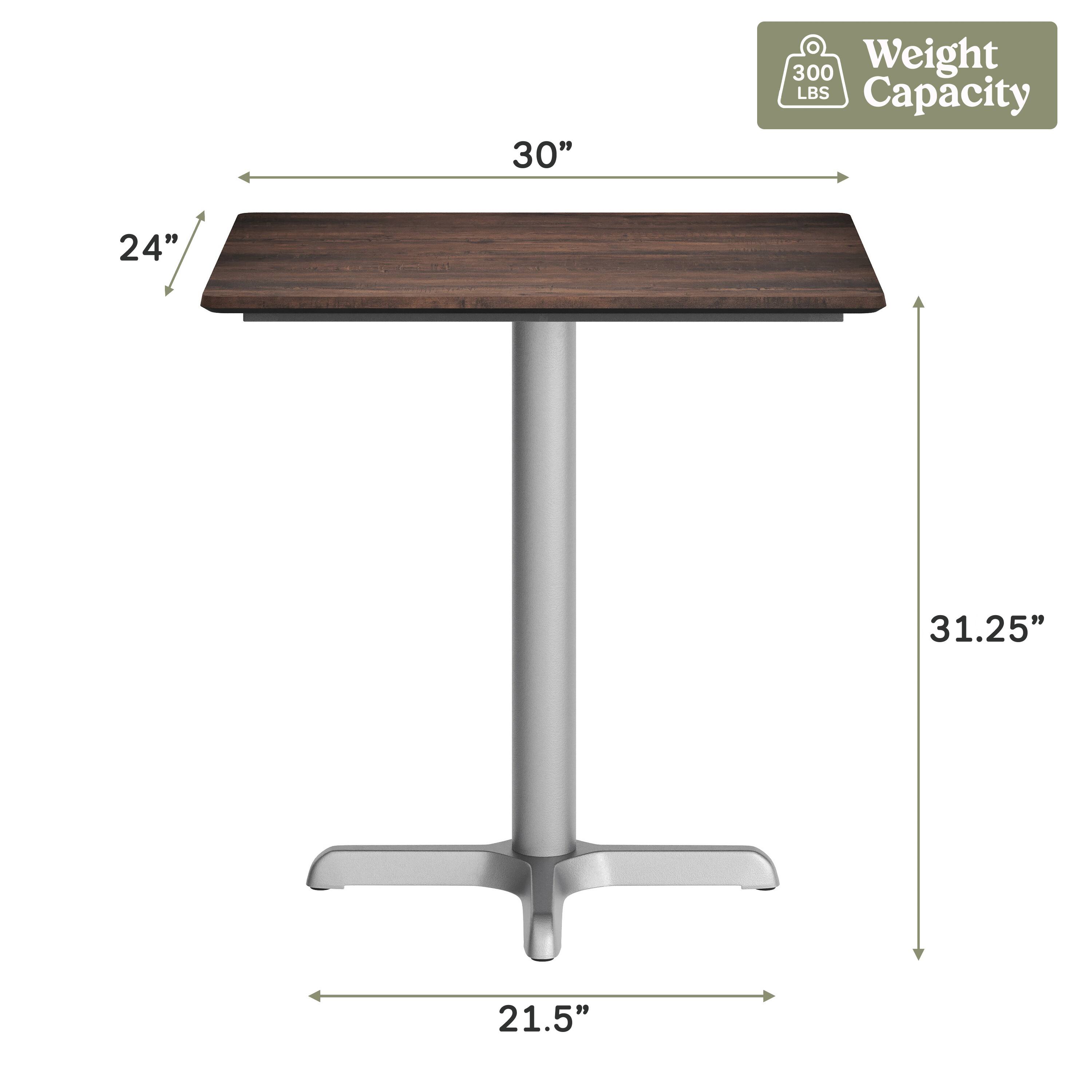 30"  
300 Weight LBS Capacity  
24"  
31.25"  
21.5"