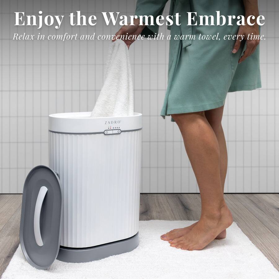 Enjoy the Warmest Embrace  
Relax in comfort and convenience with a warm towel, every time.  

ZADRO