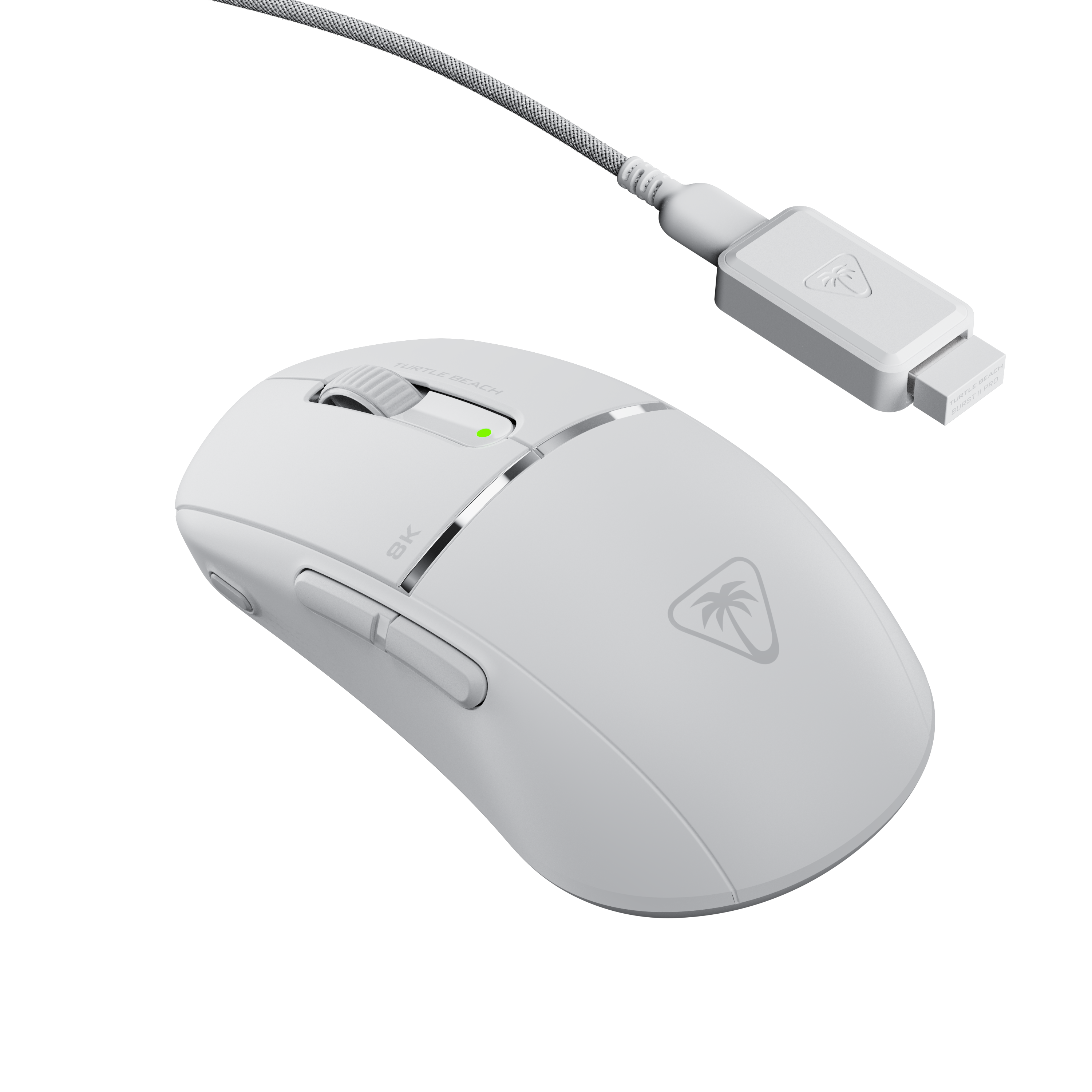 Alt View 1. Turtle Beach - Burst II Pro - White - White.