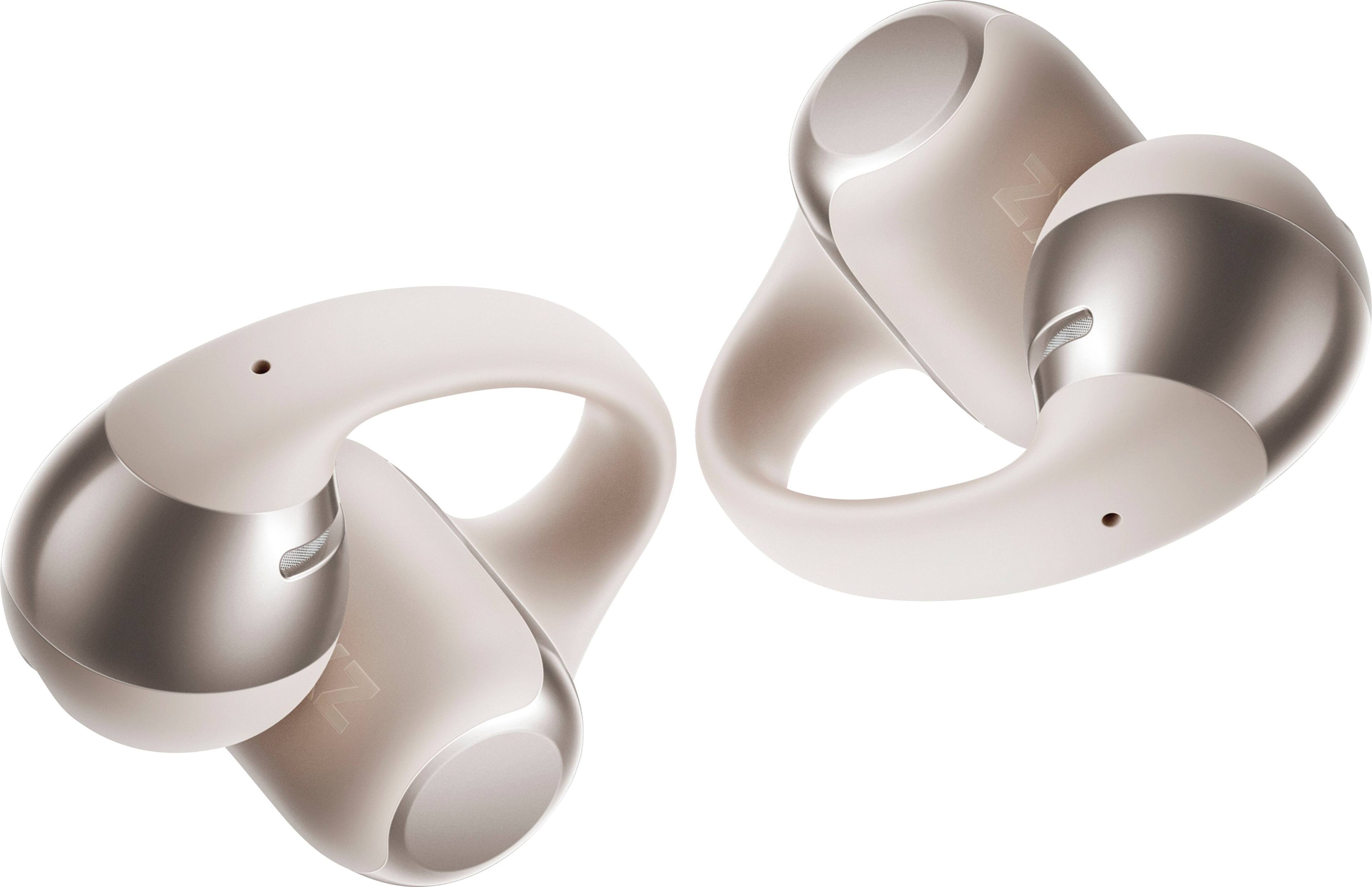 Angle. Shokz - OpenDots ONE Open-Ear Clip-On True Wireless Bluetooth Earbuds - Grey.