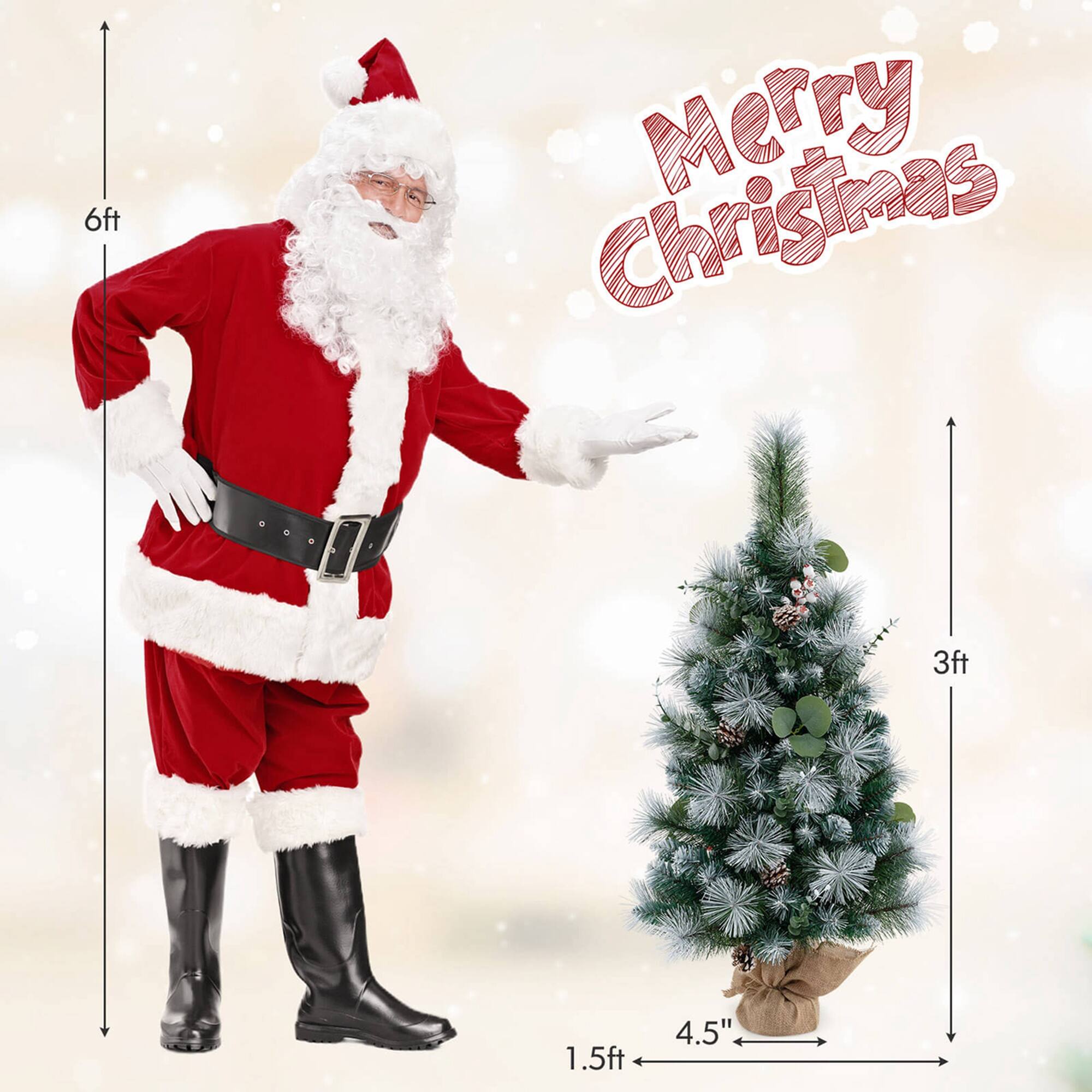 6ft  
Merry Christmas  
3ft  
1.5ft  
4.5"