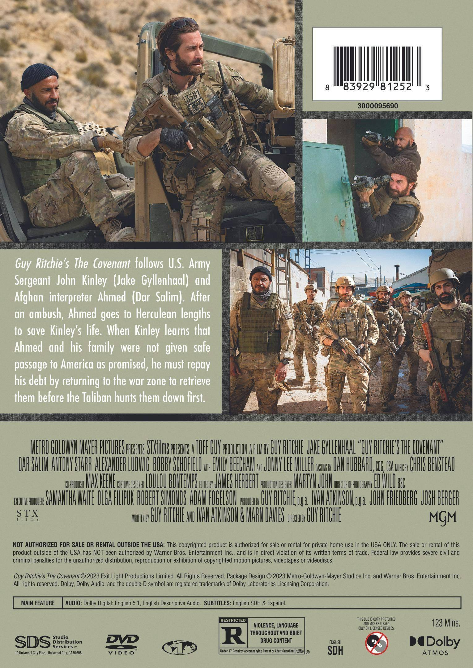 Back. Guy Ritchie's The Covenant [DVD].