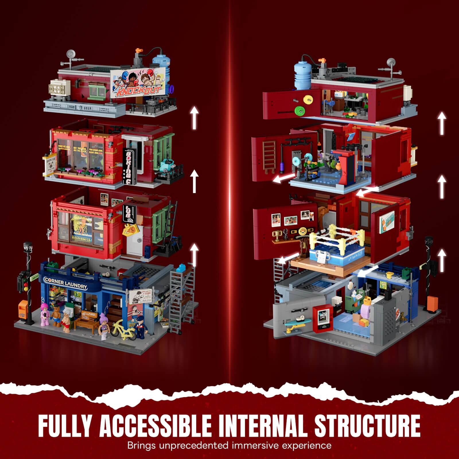 BEER  
KNOCKOUT  
BROWN  
LUG  
CORNER LAUNDRY Chile  

FULLY ACCESSIBLE INTERNAL STRUCTURE  
Brings unprecedented immersive experience