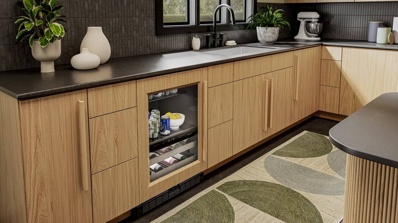 Alt View 2. KitchenAid - 24 inch Panel-Ready Beverage Center - Panel Ready.