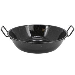 Oster - Castillo 12 Inch Enamel on Steel Paella Pan in Speckled - Black