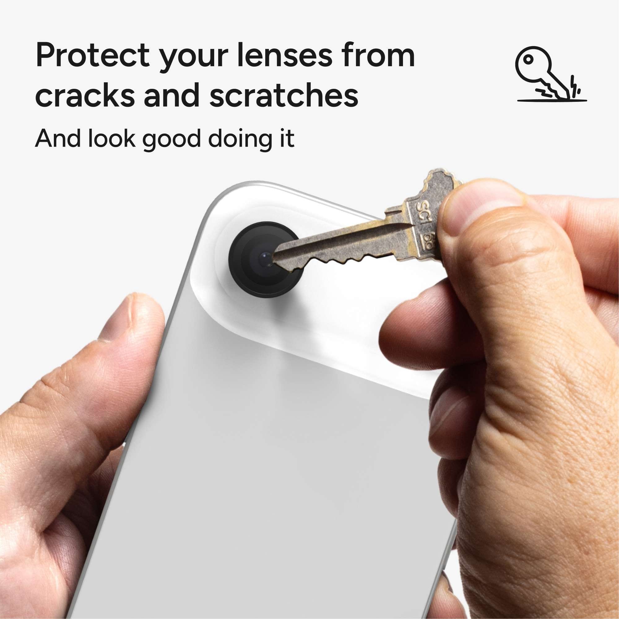 Protect your lenses from cracks and scratches
And look good doing it