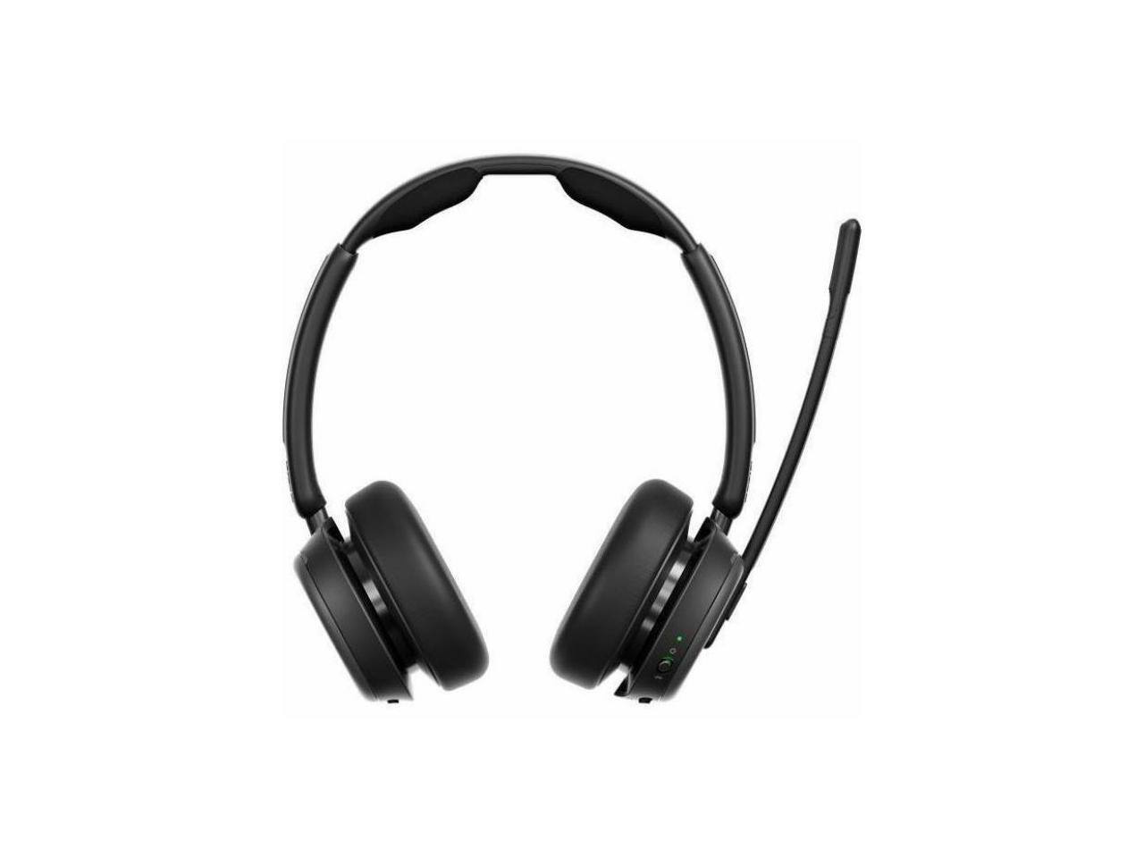 Alt View 1. EPOS - EPOS IMPACT 1060T Headset - Stereo - Wireless - Bluetooth - On-ear - Binaural - Circumaural - Noise Canceling - Black.