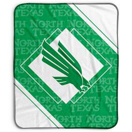 Pegasus - North Texas Mean Green 50" x 60" Diamond Logo Fleece Blanket - Multicolor