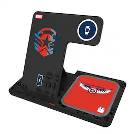 Keyscaper - Marvel Sigil 3 in 1 Charging Station - Sam Wilson Captain America