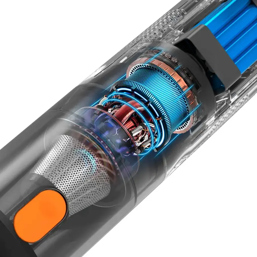 Alt View 14. HiBoy - 2 in 1 Tire Inflator Portable Air Compressor with cordless vacuuming function - Black.