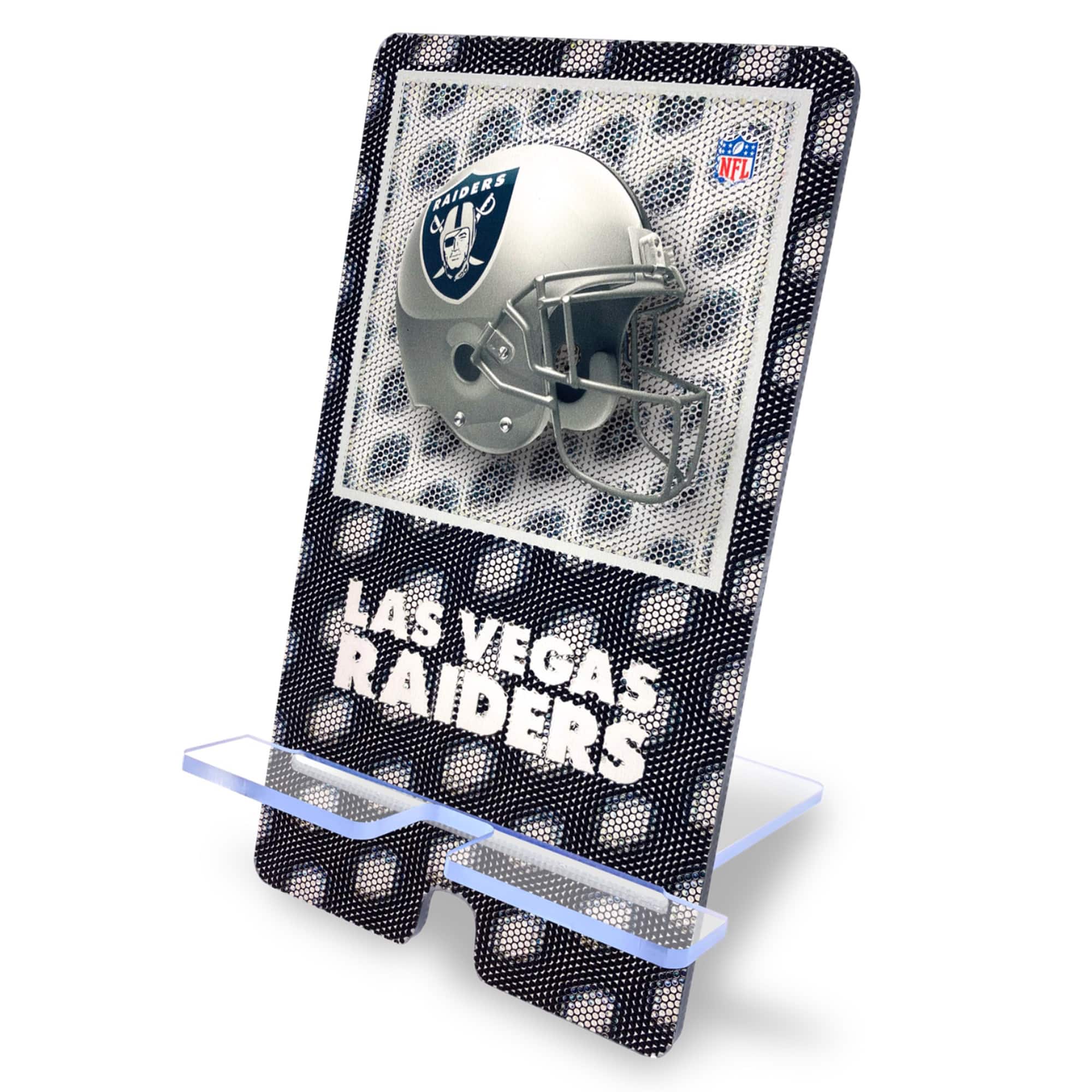 LDM Company - Las Vegas Raiders 5D Printed Phone Stand - Silver