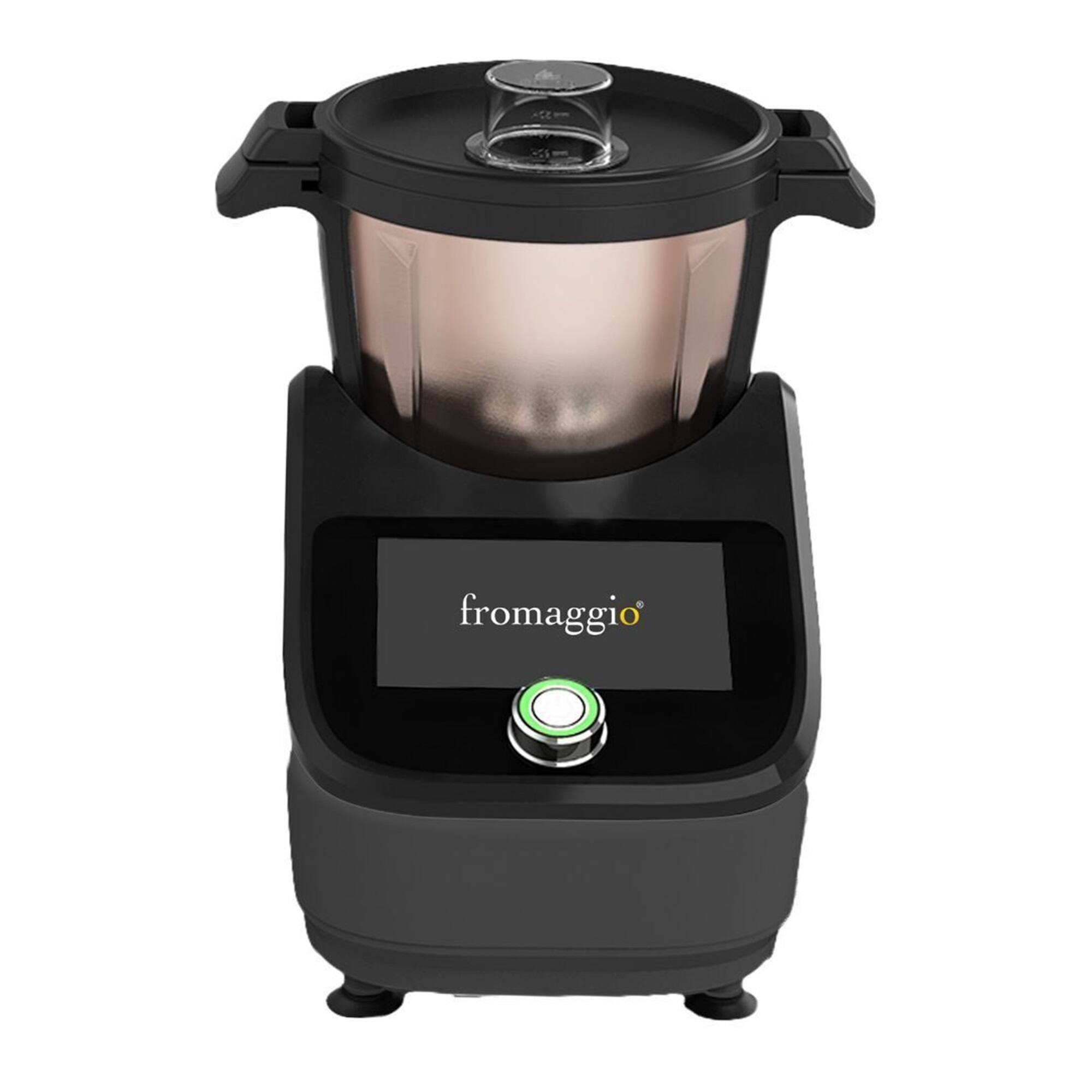 Left. Fromaggio - Fromaggio Smart Home Cheese Maker with App Control and Custom Recipes.