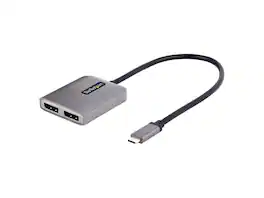 StarTech.com - 2-Port USB-C MST Hub, Dual 4K 60Hz DP 1.4 w/DSC (Windows Only) MST14CD122DP