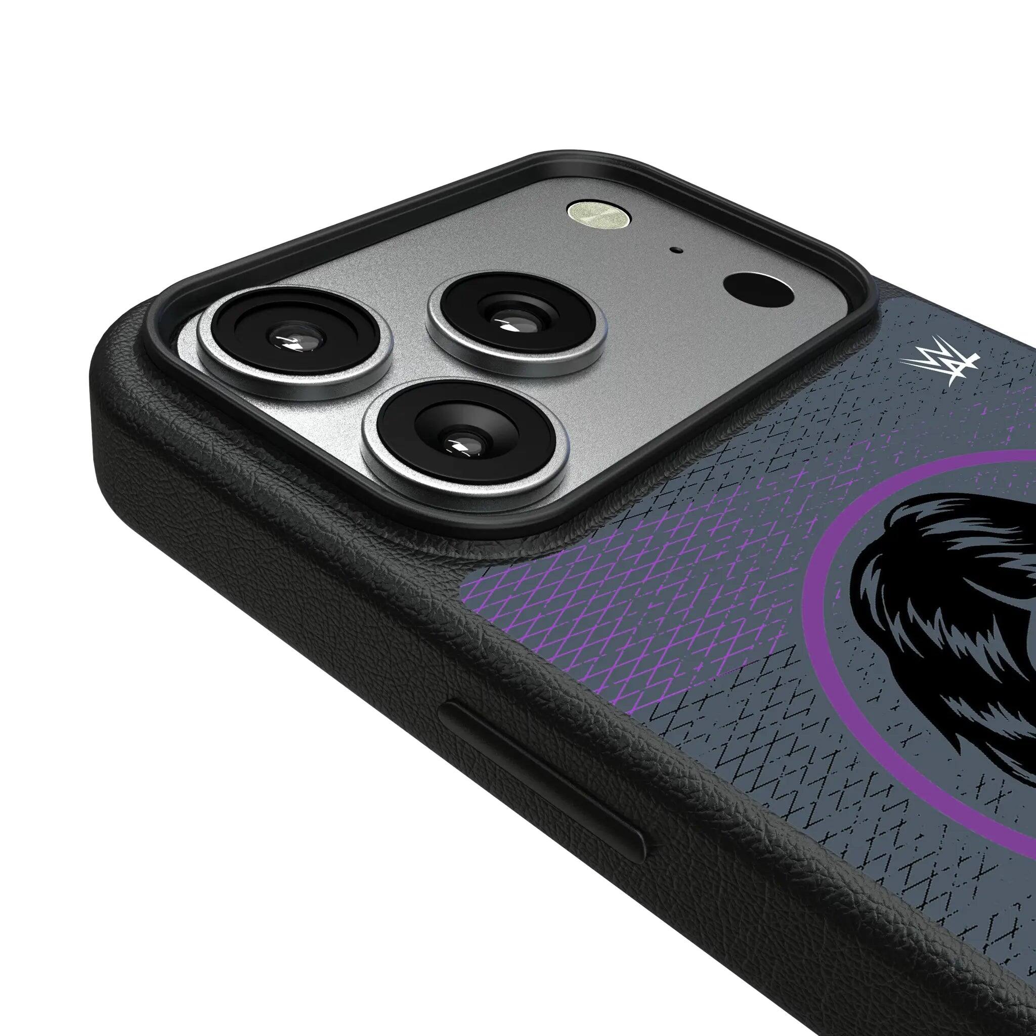 Left. Keyscaper - WWE Steel MagSafe Compatible Phone Case - Apple iPhone 17 Pro - Dominik Mysterio.