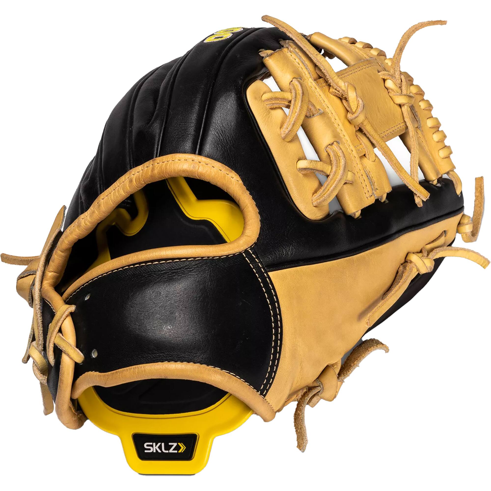 Alt View 1. SKLZ - SKLZ Adult Fielding Hands Baseball/Softball Training Aid - Black/Yellow - Black/Yellow.