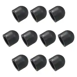 Unique Bargains - 50pcs 8mm Conductive Rubber Fine Tips Soft Universal Replacement for Capacitive Touch Screen Stylus Pen - Black