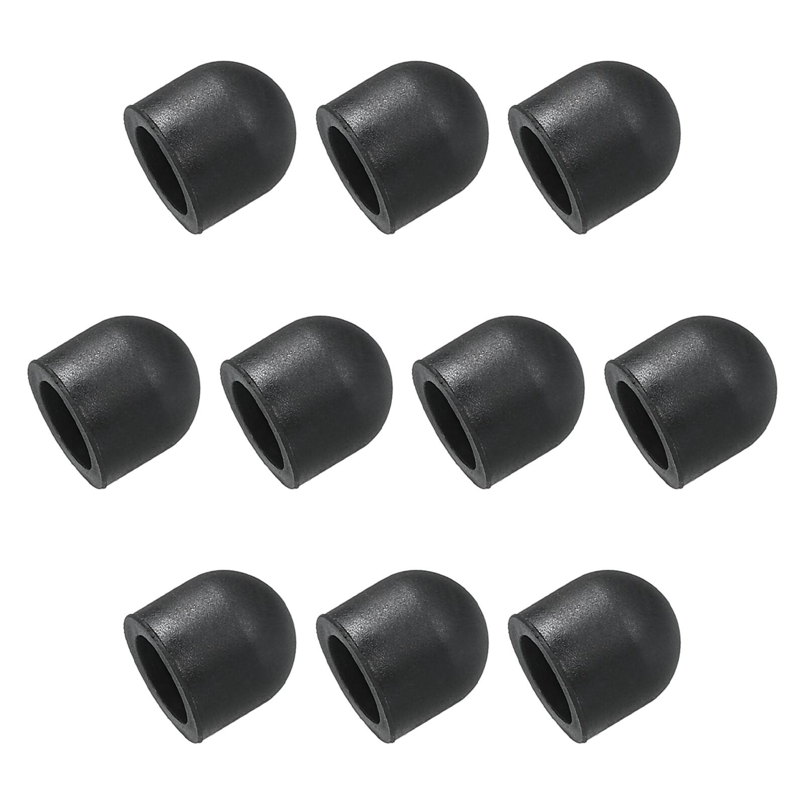 Front. Unique Bargains - 50pcs 8mm Conductive Rubber Fine Tips Soft Universal Replacement for Capacitive Touch Screen Stylus Pen - Black.