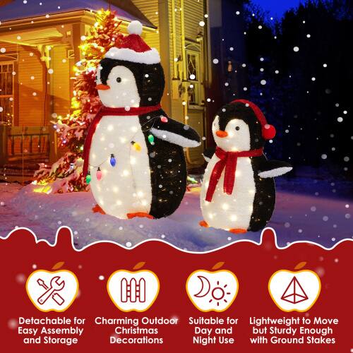 Detachable for Easy Assembly  
Charming Outdoor Decorations  
Suitable for Day and Night Use  
Lightweight to Move but Sturdy Enough  
and Storage with Ground Stakes