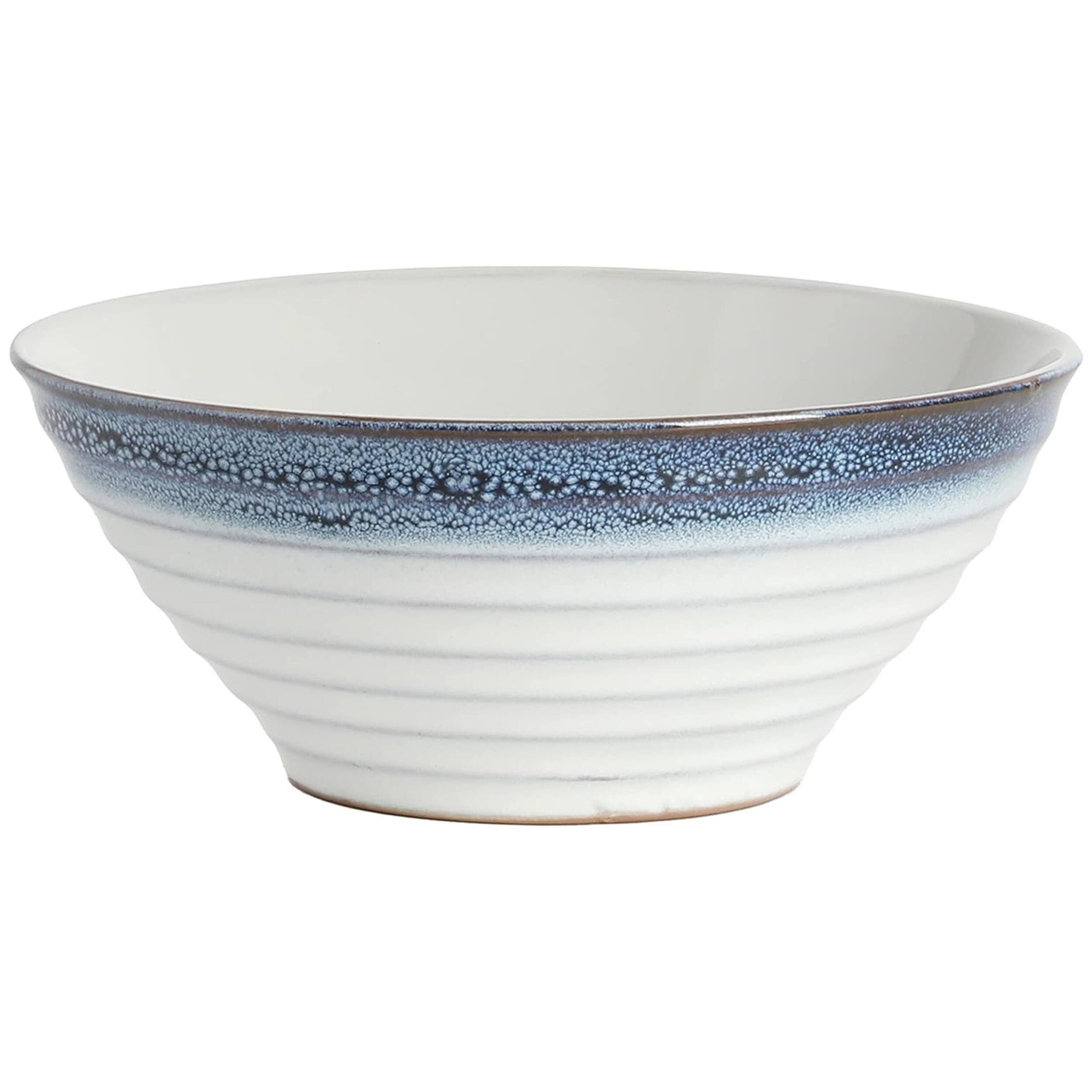 Alt View 4. Gibson - Gibson Elite Spiral Embossed 16 Piece Stoneware Dinnerware Set in Blue - Blue.