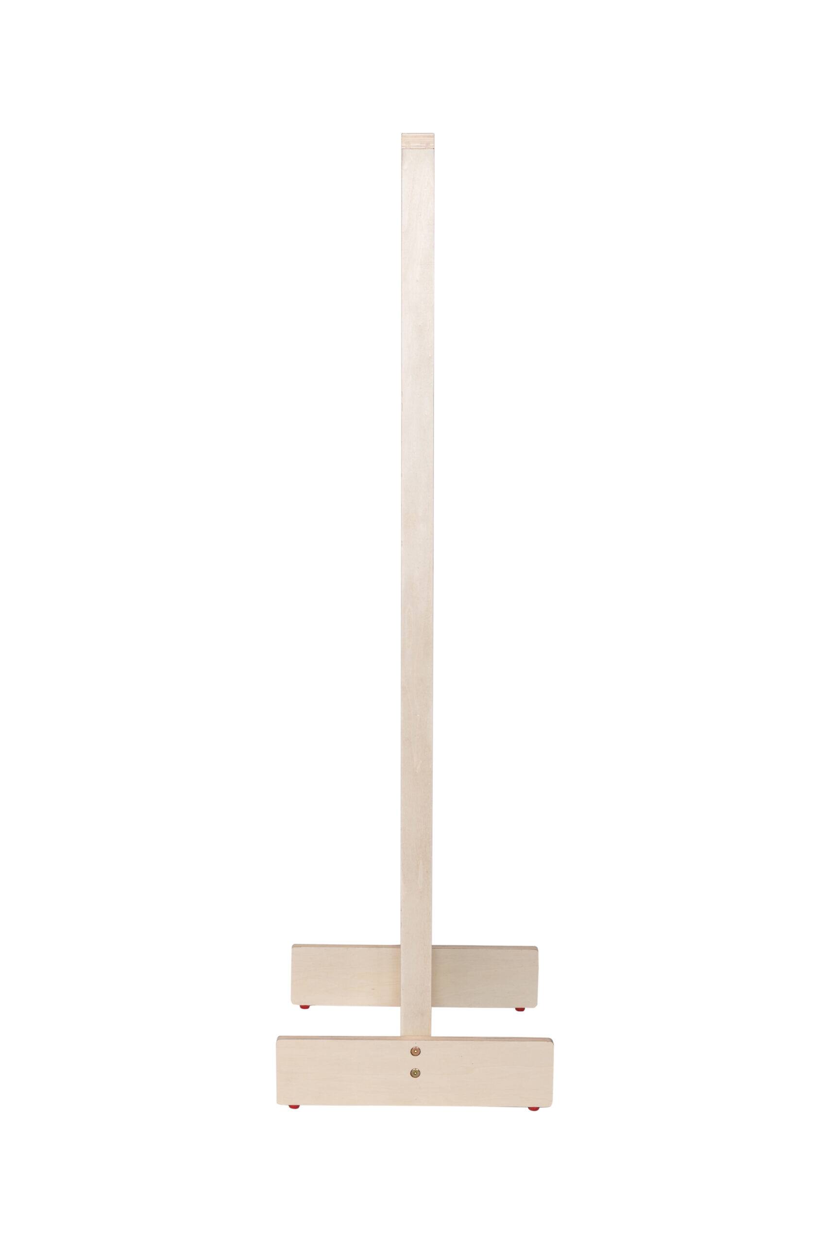 Left. Children's Factory - Mobile 4-Shelf Book Display with Storage - Assembled - Birch.
