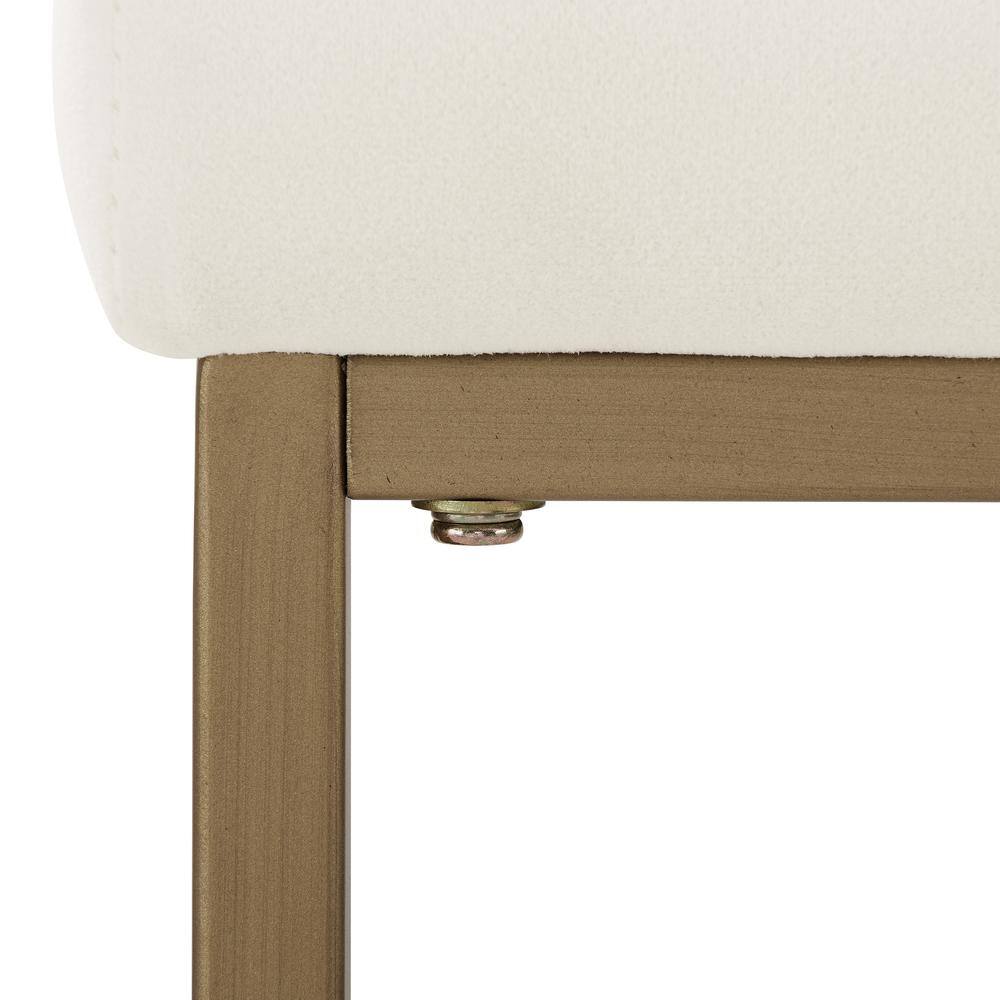 Alt View 6. Crosley Furniture - Harlowe 2-Piece Bar Stool Set - 2 Stools - Creme.
