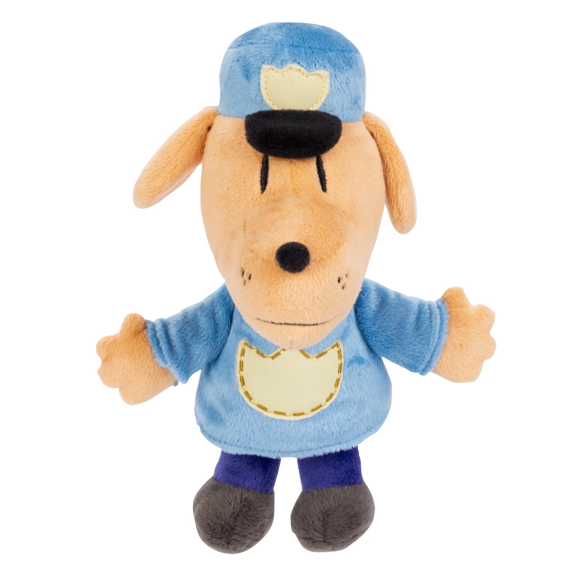 Front. Jakks Pacific - Dog Man 9 Inch Plush | Dog Man - Blue.