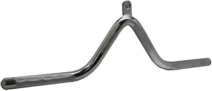 Front. Amber Sporting Goods - Amber Sporting Goods Tricep Pressdown Bar - Gray.