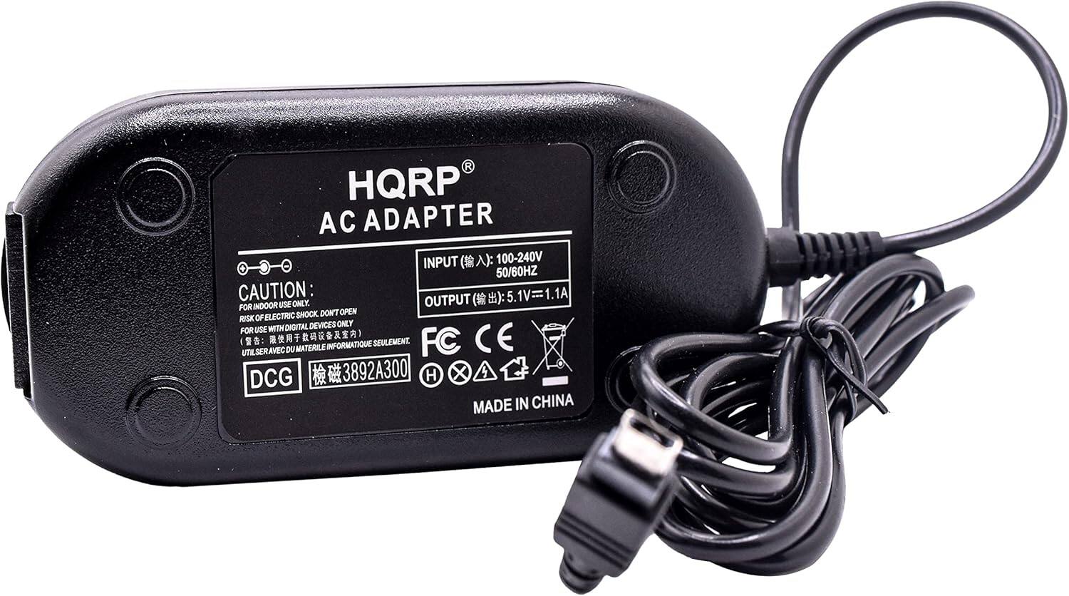 HQRP AC ADAPTER  
INPUT (): 100-240V 50/60HZ  
CAUTION: OUTPUT (): 5.1V=1.1A  
FOR INDOOR USE ONLY.  
SHOCK DON'T OPEN  
RISK OF ELECTRIC  
DIGITAL DEVICES ONLY FOR USE WITH:  
SEULEMENT.  
FC CE  
UTILISERAVEC DU MATERIEL INFORMATIQUE  
DCG 3892A300  
MADE IN CHINA