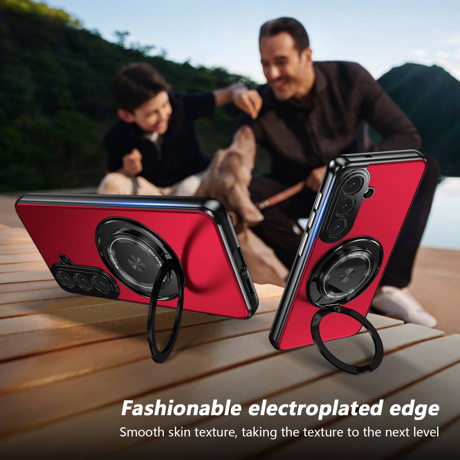 A fashionable electroplated edge, smooth skin texture, taking the texture to the next level