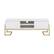 Front. Walker Edison - Modern Glam TV Stand - Solid White.
