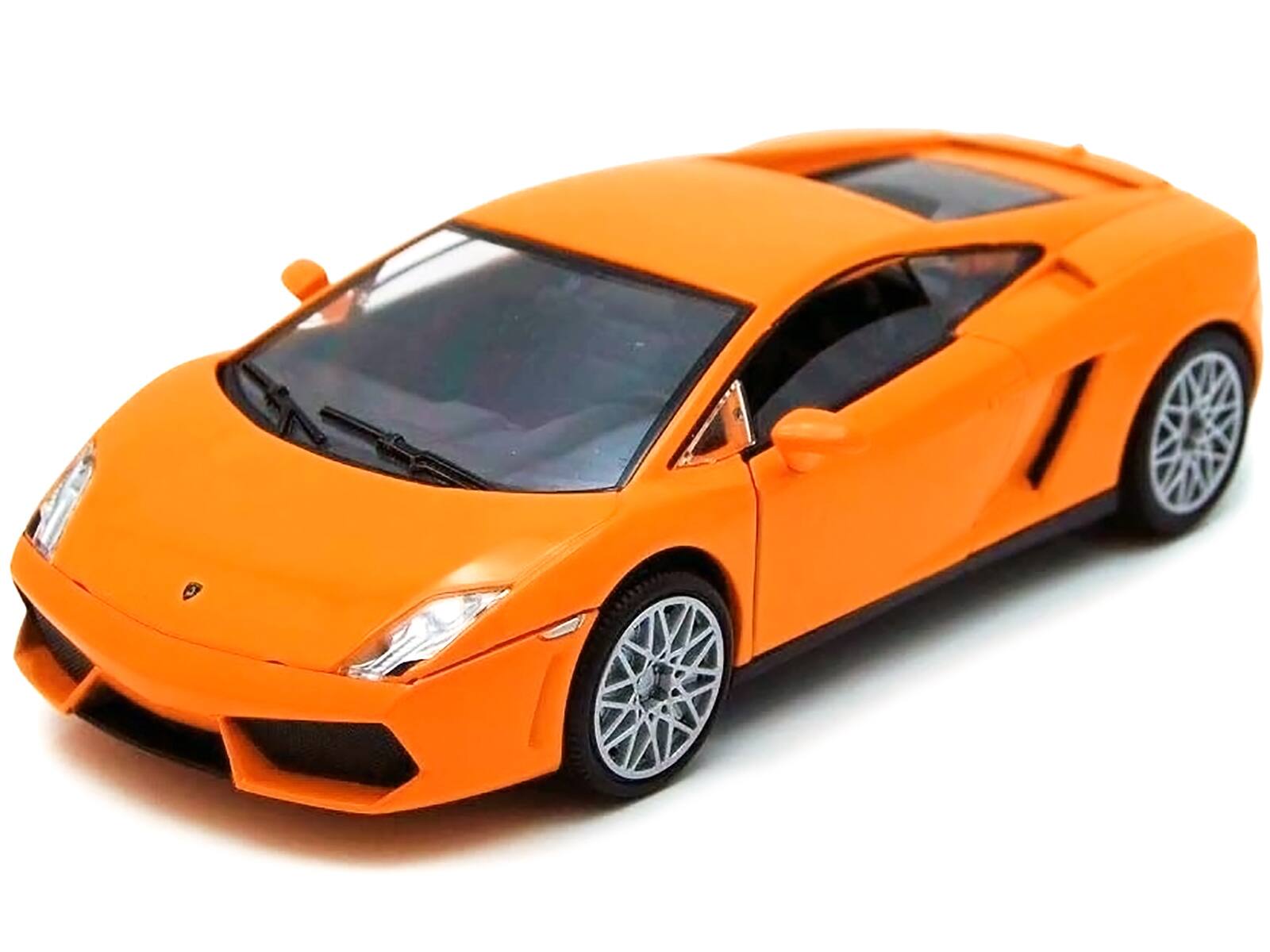 Angle. Motormax - Lamborghini Gallardo LP-560-4 Orange 1/24 Diecast Model Car by Motormax - Orange.