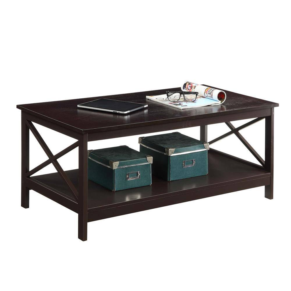 Angle. Convenience Concepts - Oxford Coffee Table - Espresso.