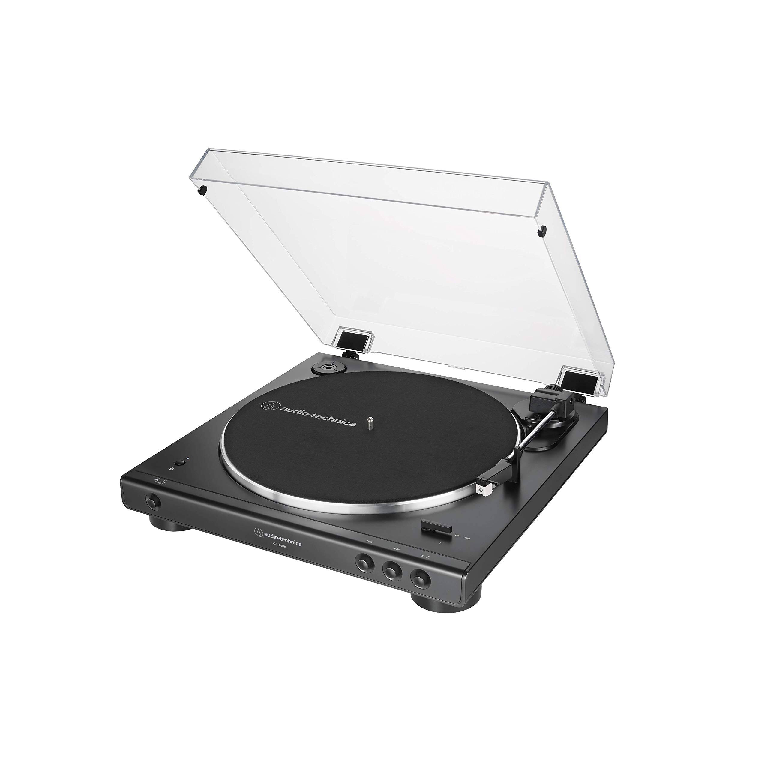 Audio Technica AT LP60XBT BK Fully Automatic Bluetooth Belt Drive ...