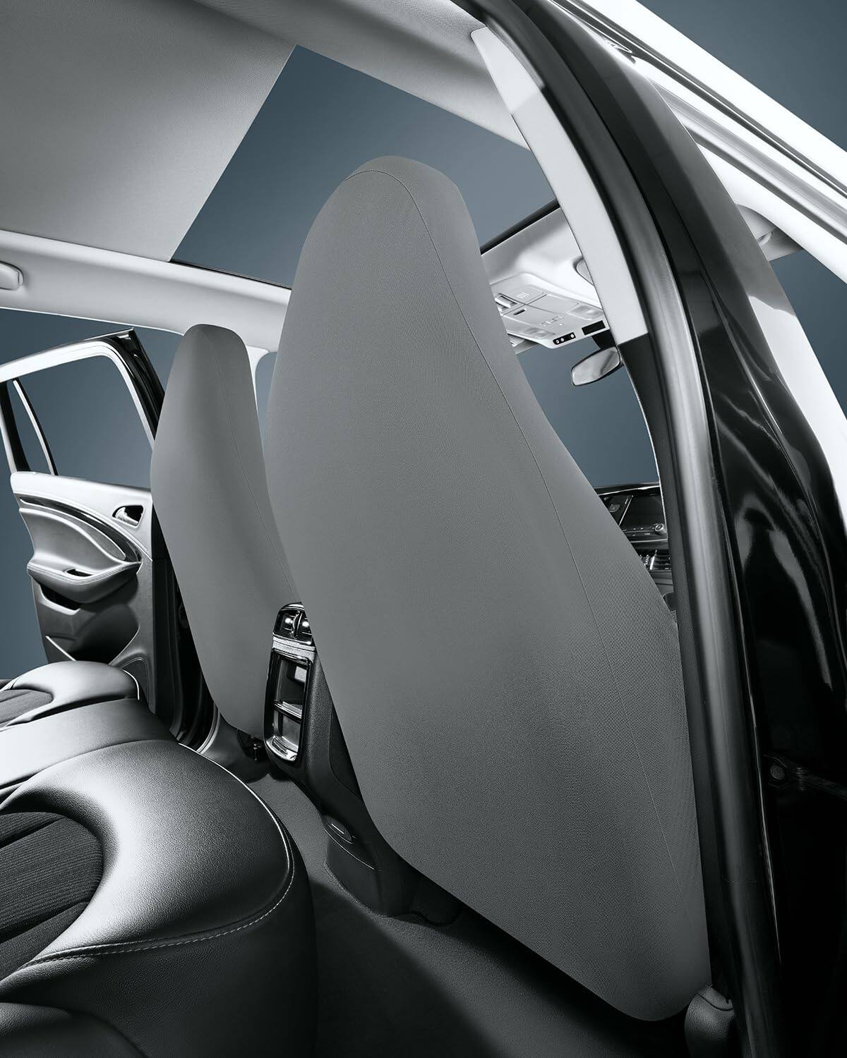 Back. TECH SAFARI - Non slip Bed Pads For Washable Waterproof Adult Adults Dog - black Front High Back.