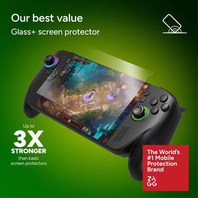 Supershieldz Tempered Glass Screen Protector 2-Pack For Asus Rog Ally 2023 & Rog Ally X 2024 – Bubble Free, 9H Hardness
