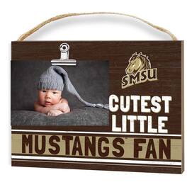 Jardine - Southwest Minnesota State Mustangs 8" x 10" Cutest Little Fan Team Logo Clip Photo Frame - Brown