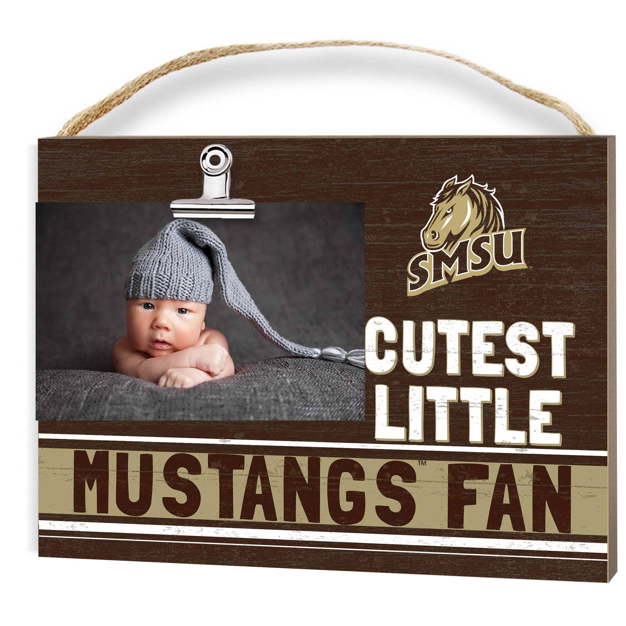Southwest Minnesota State Mustangs 8" x 10" Cutest Little Fan Team Logo Clip Photo Frame