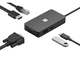 Microsoft - Microsift Surface Dock 2 1GK-00001 Docking Station - Black - 2x USB-C