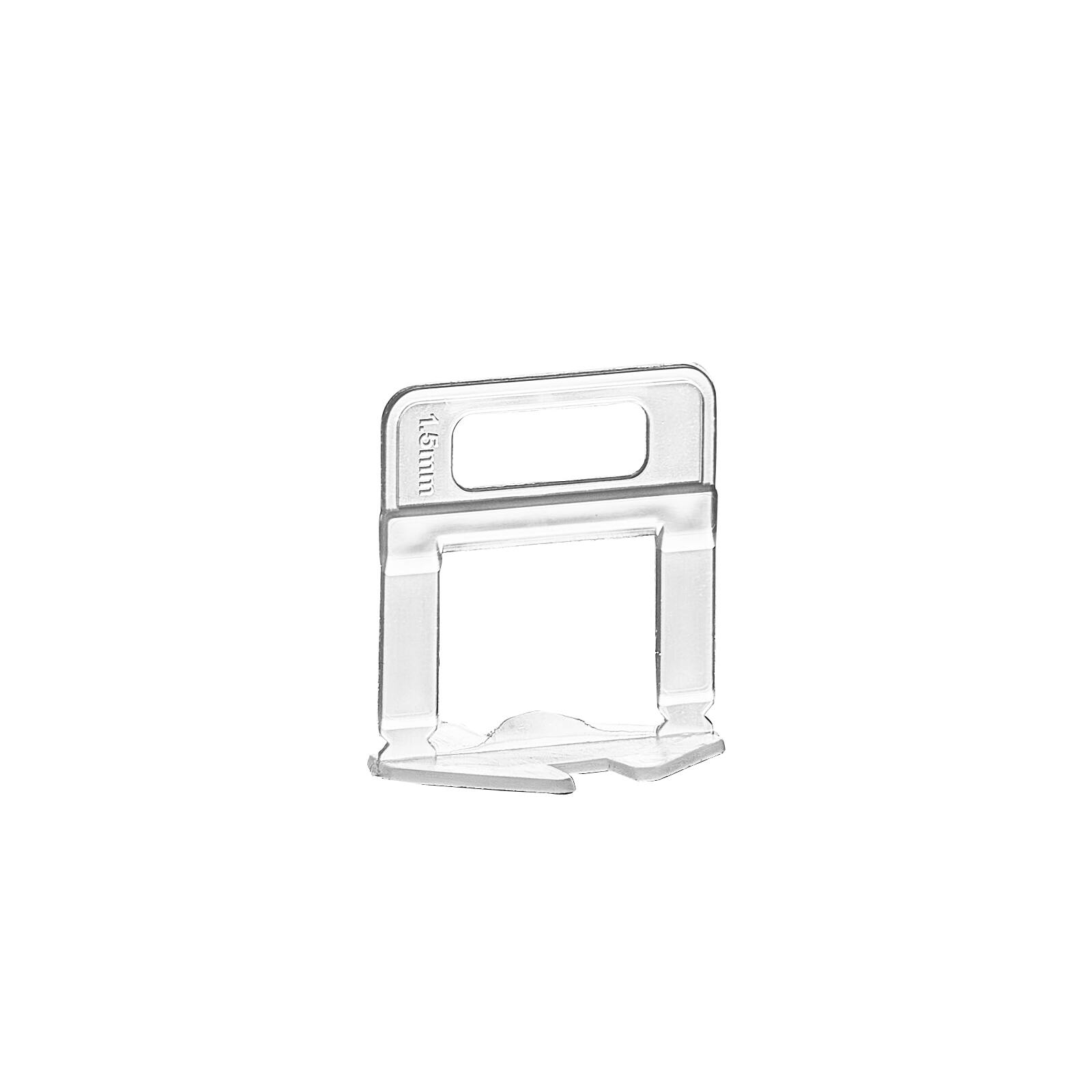 Alt View 5. VEVOR - Tile Leveling System Clips, 2200-Piece DIY Tile Leveler Spacers, 1/16"(1.5 mm) Tile Leveler Clips, Tile Leveling System - Transparent.