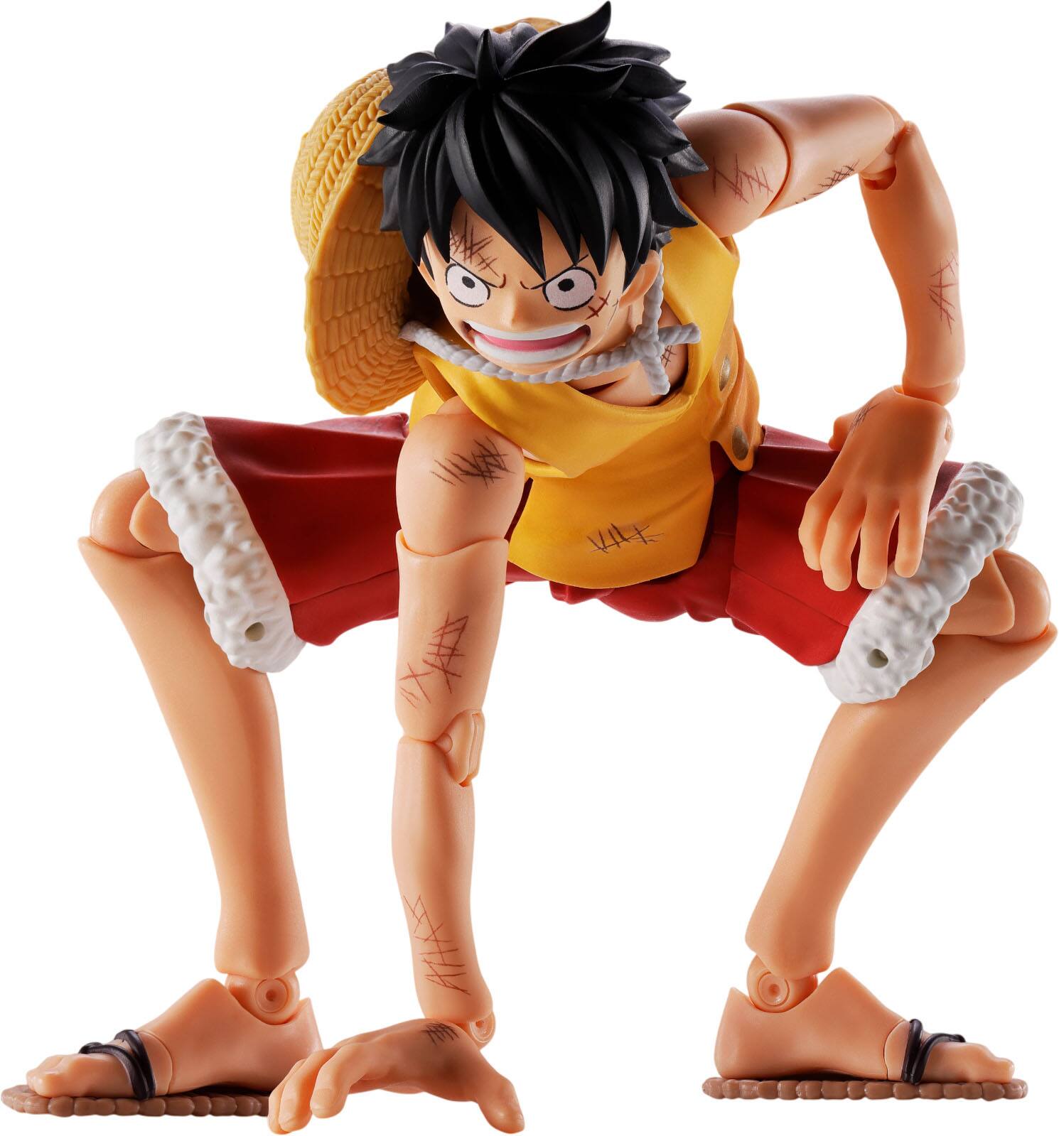 Alt View 1. Bandai - 7.1" Monkey D Luffy - Summit War of Marineford - S.H.Figuarts.