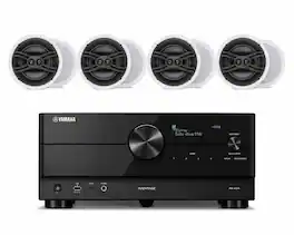 Yamaha - RX-A2A 7.2-Channel 8K AV Receiver Speaker Bundle - Black