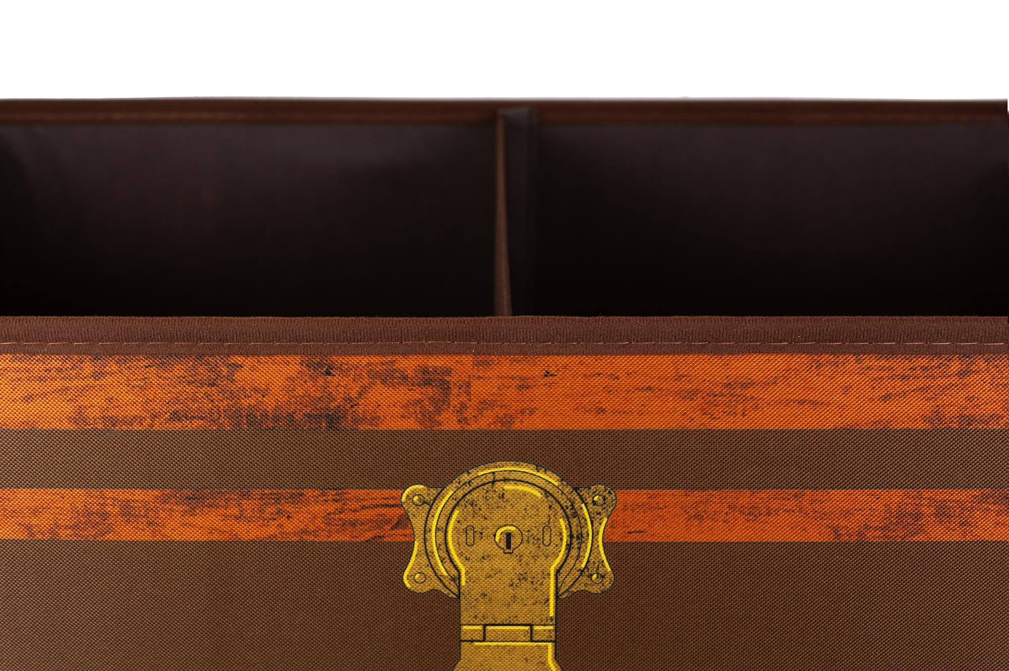 Alt View 2. Ukonic - Harry Potter Hogwarts Foldable Storage Chest Organizer | 24 Inches - Brown.